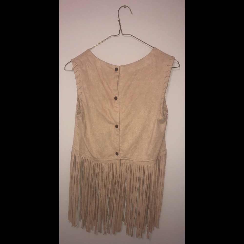 Forever 21 Fringe Crop Top